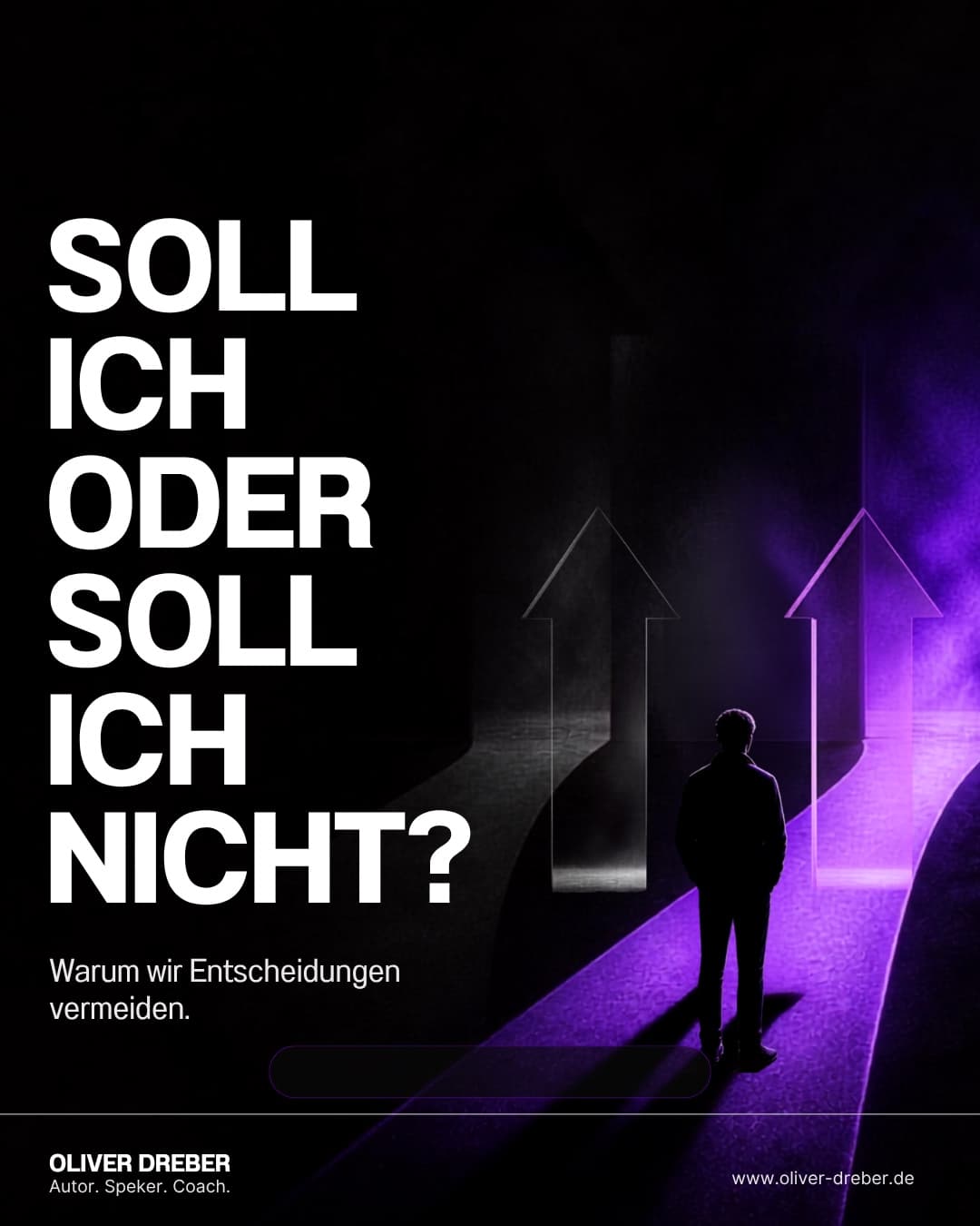 Soll ich oder soll ich nicht? Was uns bei Entscheidungen lähmt.