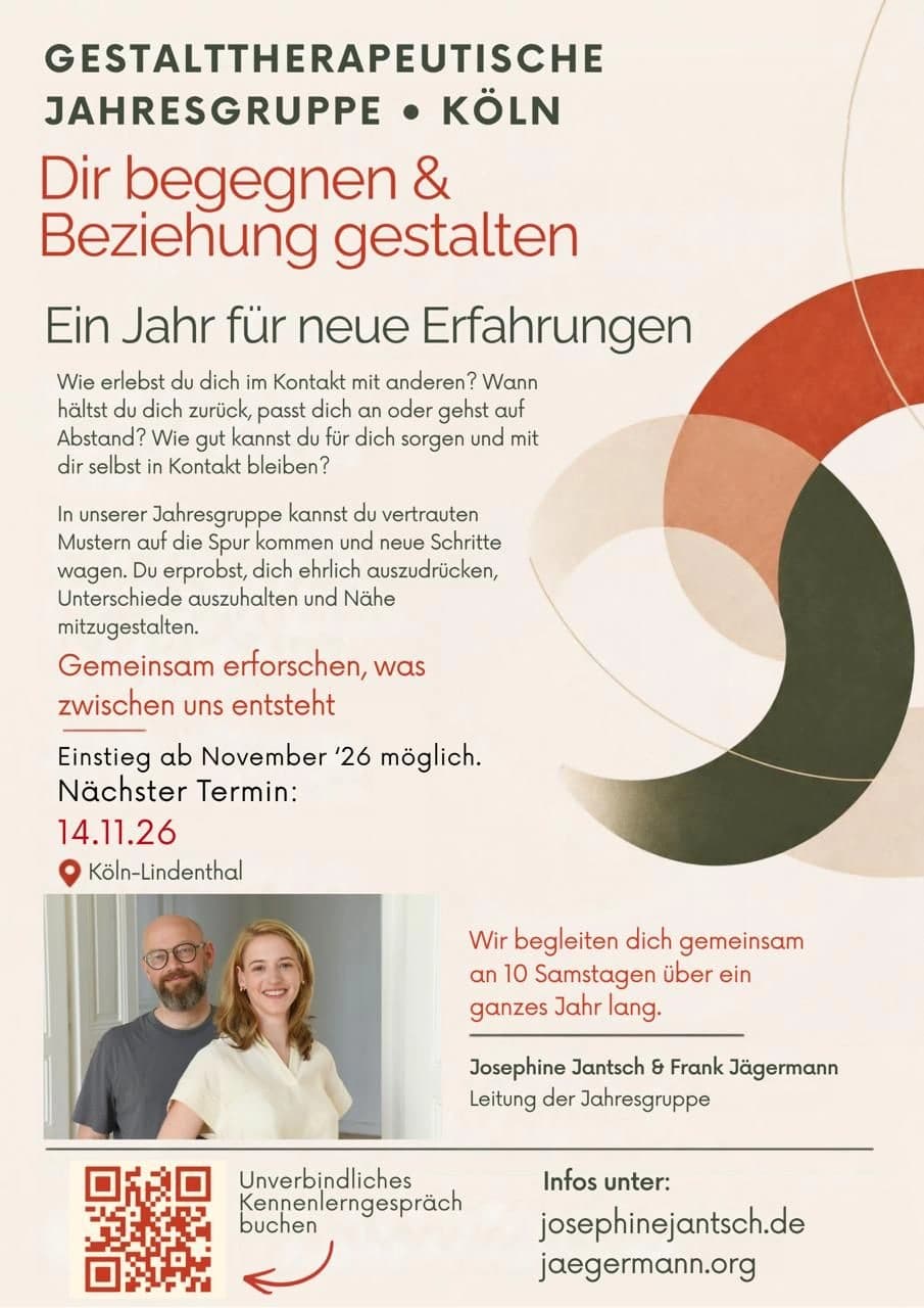 Gestalttherapeutische Jahresgruppe