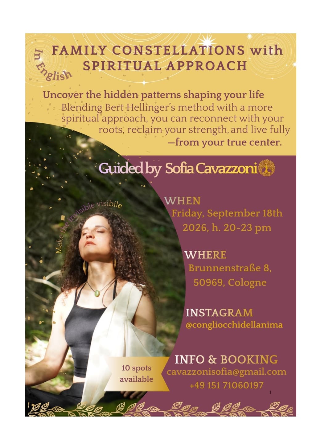 Family Constellations with Spiritual approach
