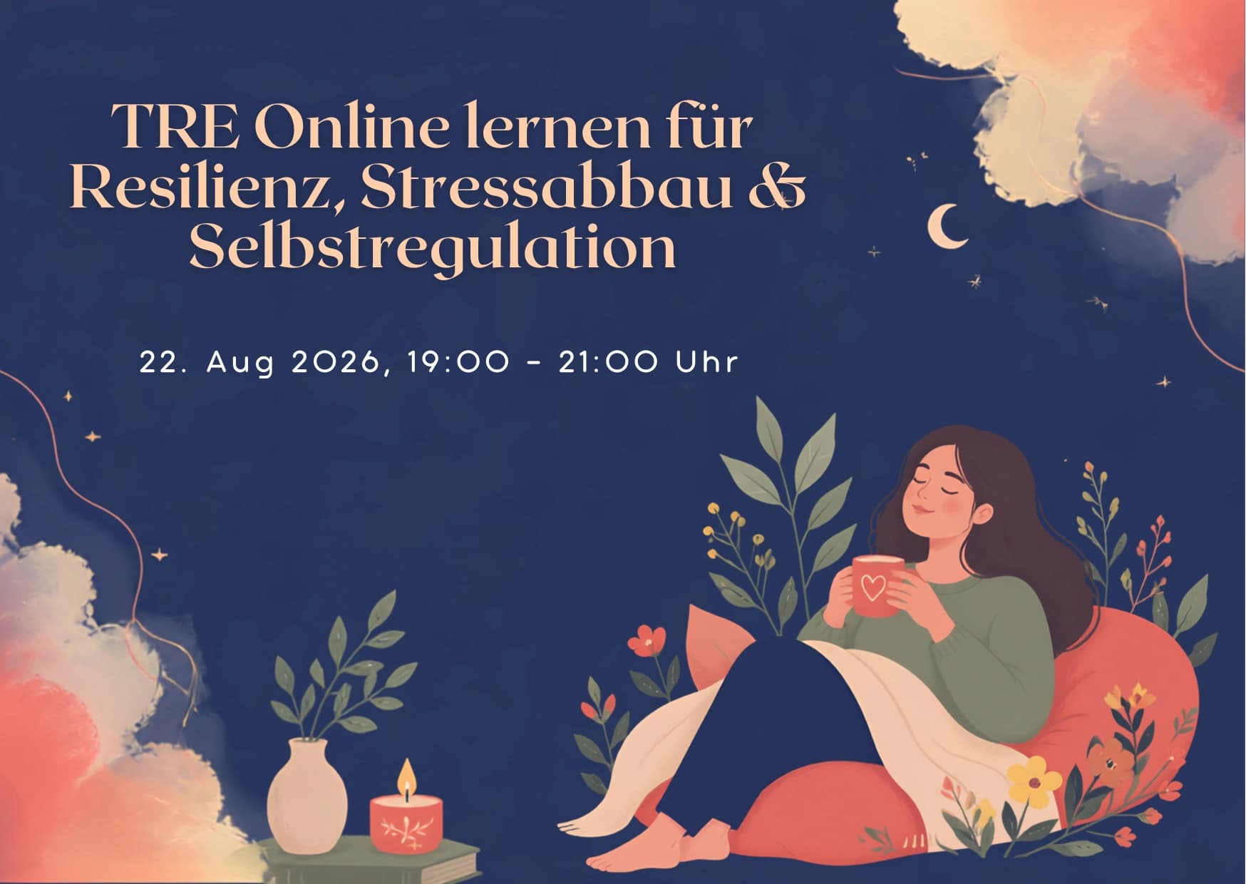 ONLINE TRE Lernen - Stress abbauen, Trauma lösen & Resilienz stärken mit TRE Cover