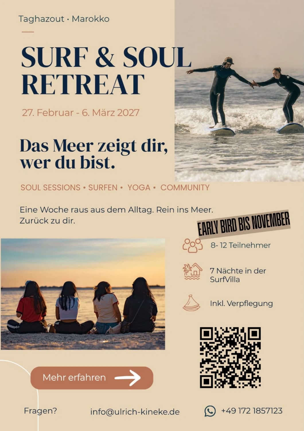 Surf & Soul Retreat Marokko, Taghazout