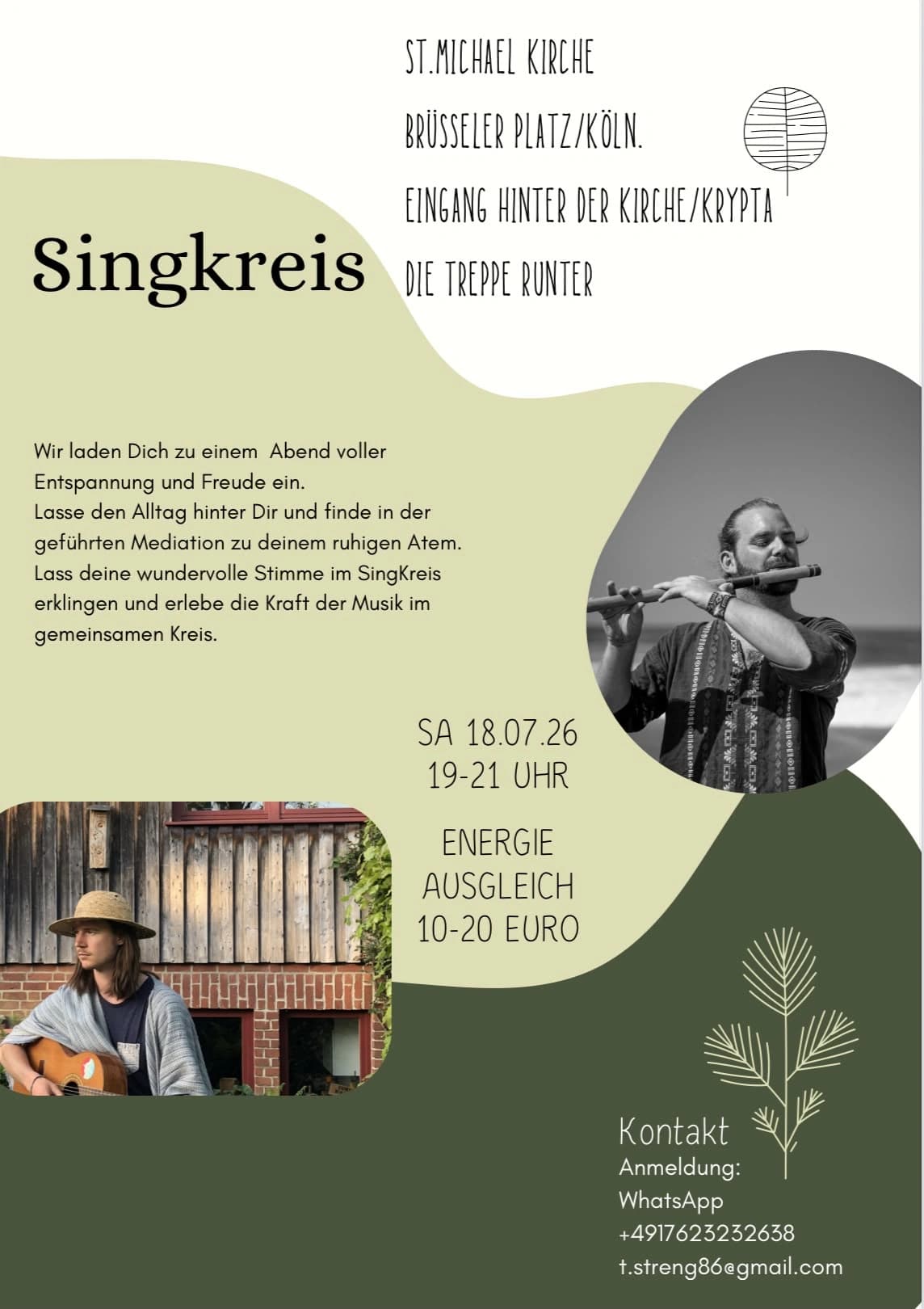 Singkreis in der Krypta der St. Michaels Kirche Cover