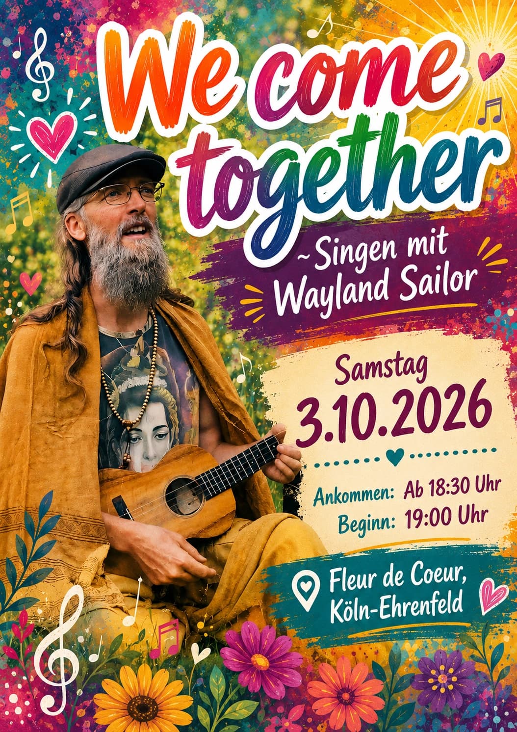 We come together ~ Singkreis mit Wayland Sailor Cover