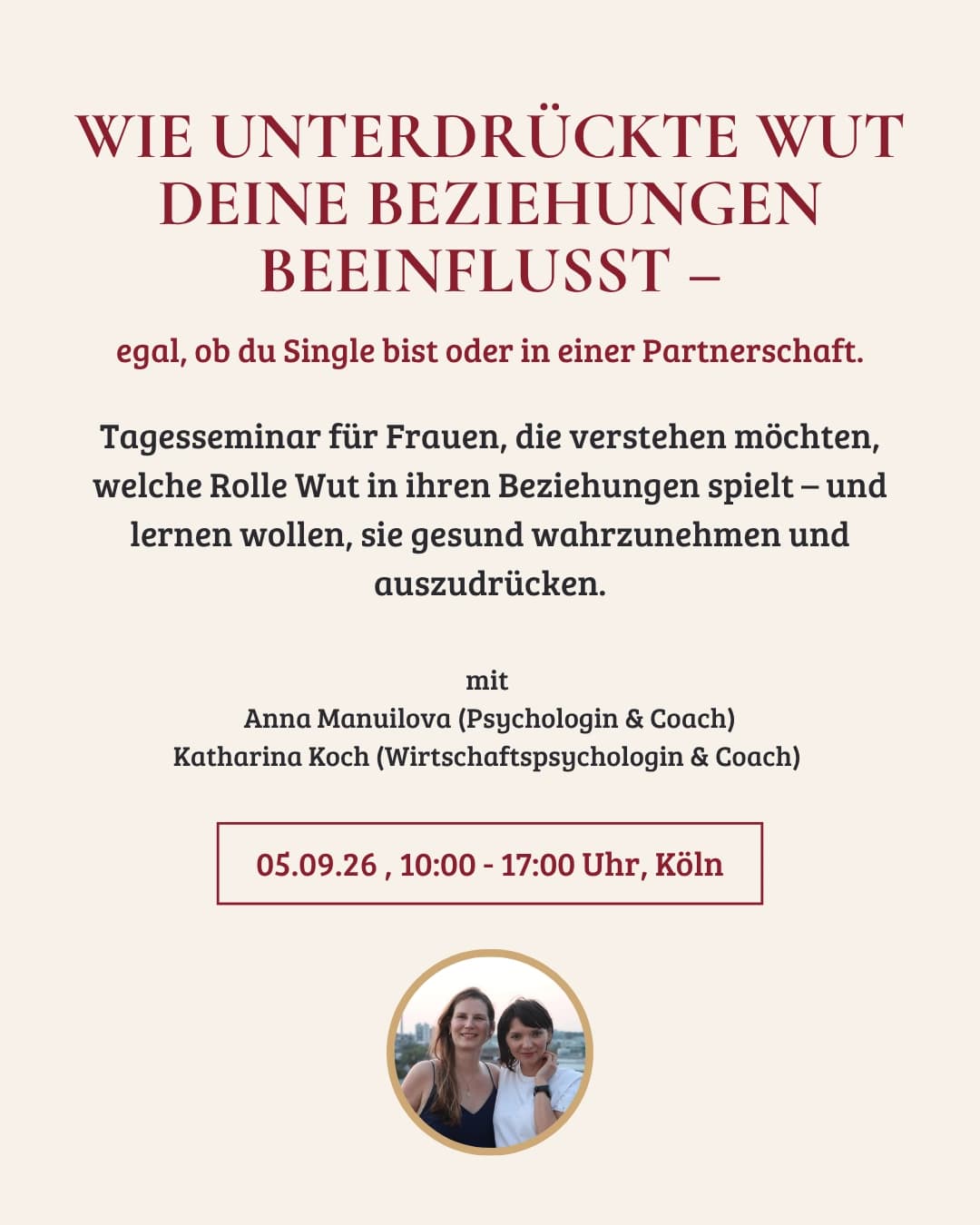 Wie unterdrückte Wut deine Beziehungen beeinflusst – egal, ob du Single bist oder in einer Partnerschaft. Cover