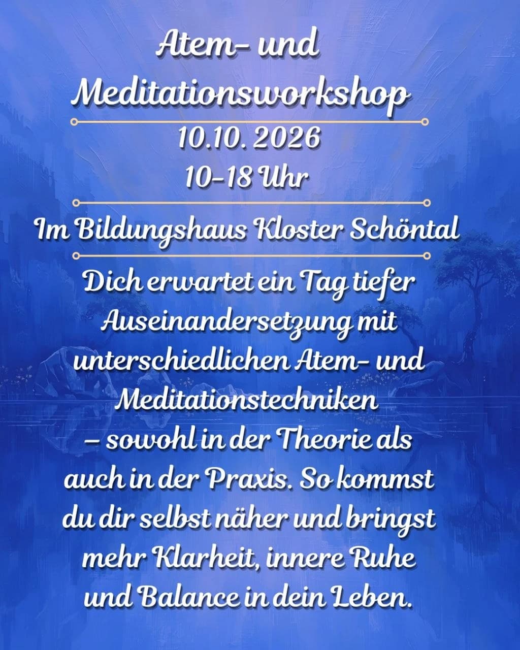 Atem- und Meditationsworkshop