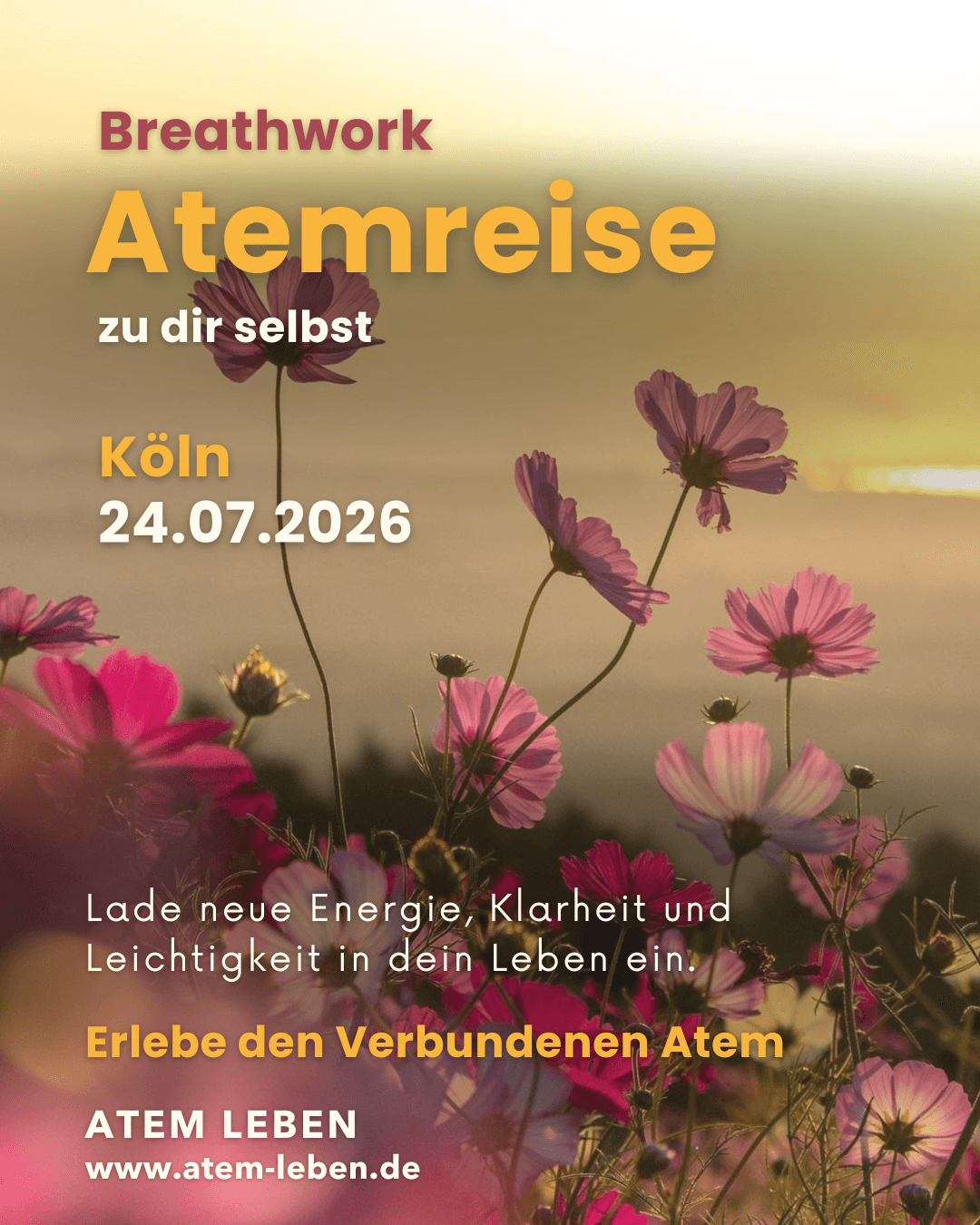 Lebendige Atemreise / Breathwork