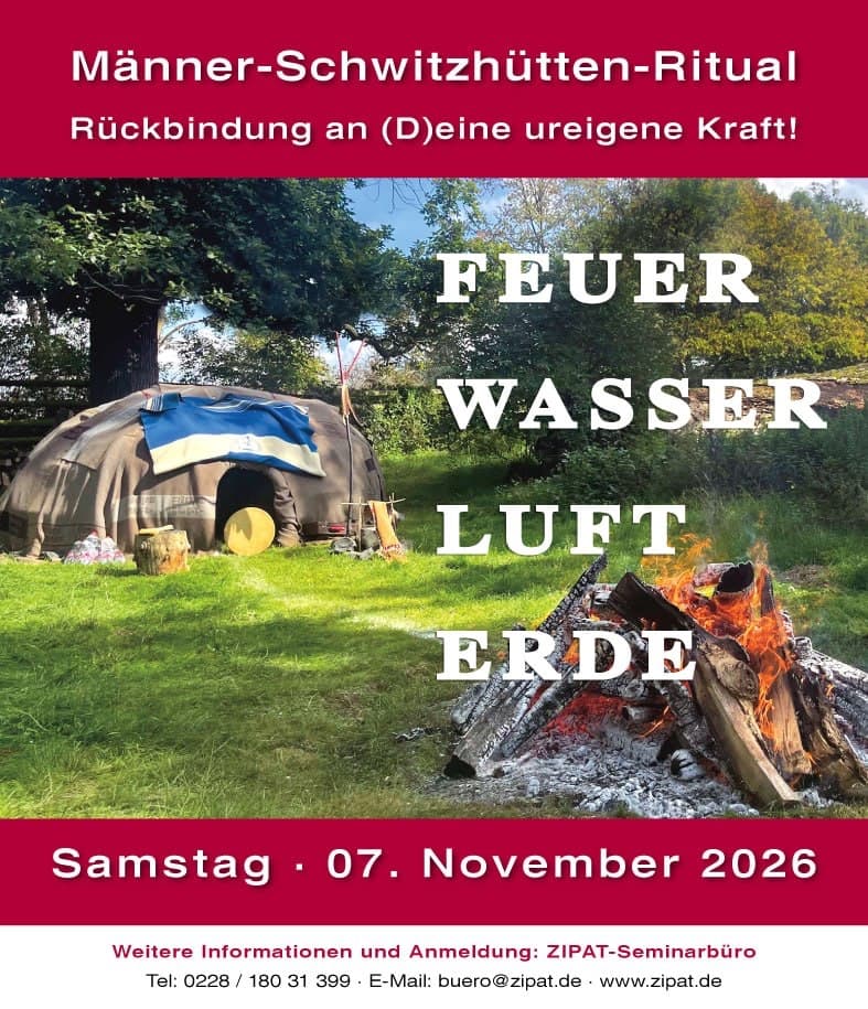 Männer-Schwitzhütten-Ritual