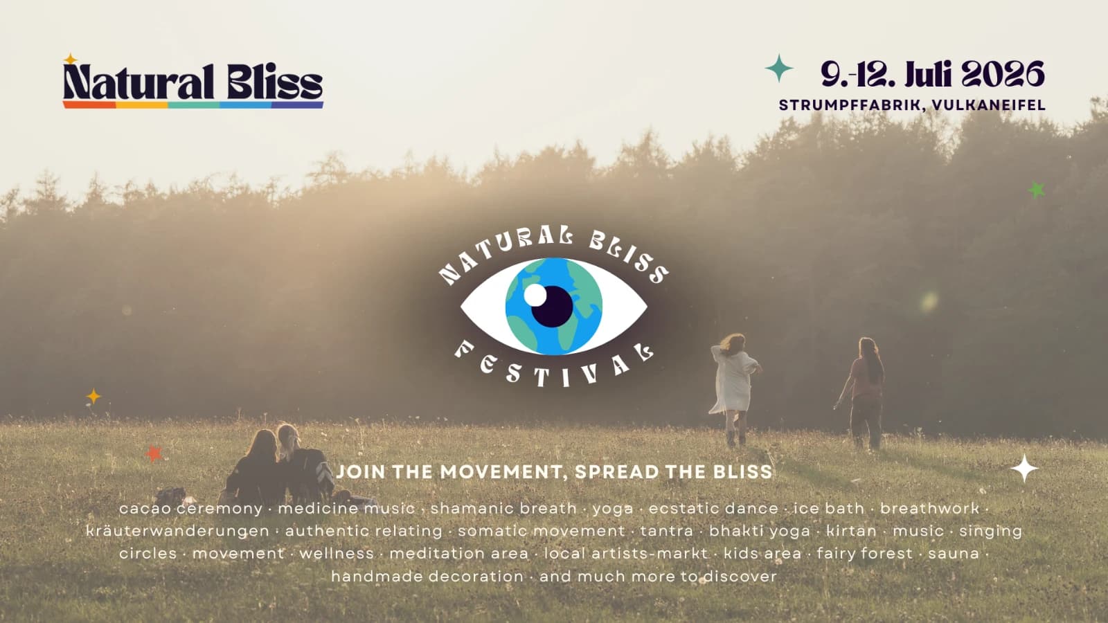 Natural Bliss Festival Retreat 2026 Cover