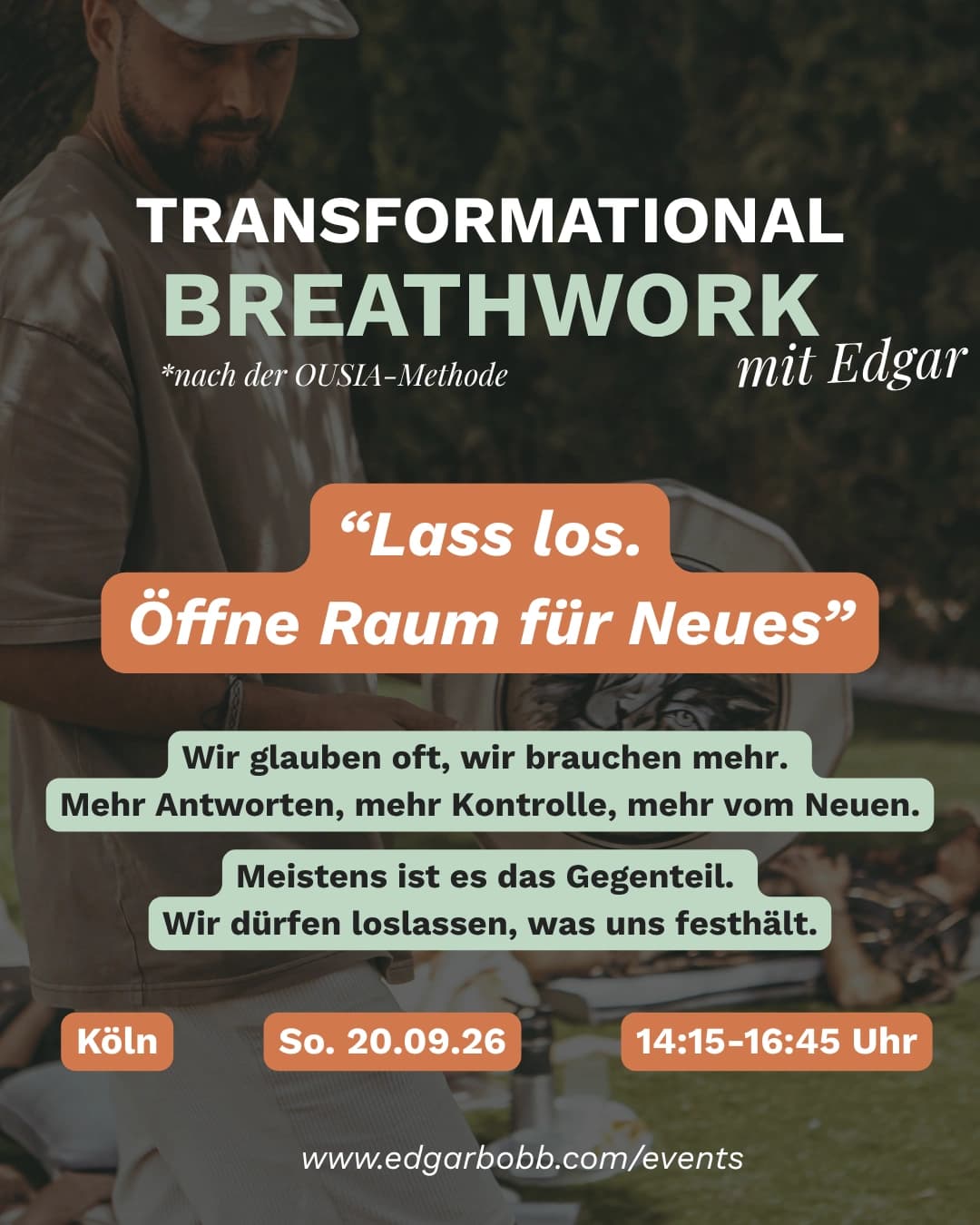 Breathwork Session: Lass los. Öffne Raum für Neues.