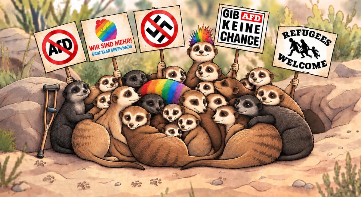 Kuscheln gegen Rechts
