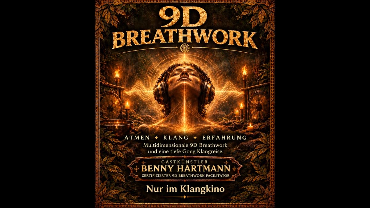 9D Breathwork & Gong Experience (OV/teilweise English)