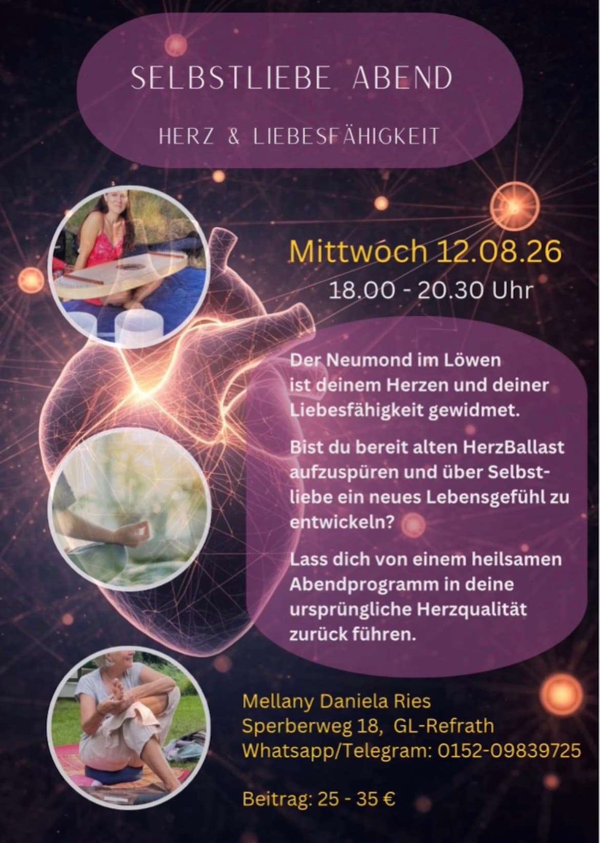 SelbstliebeAbend zu Neumond im Löwen Cover